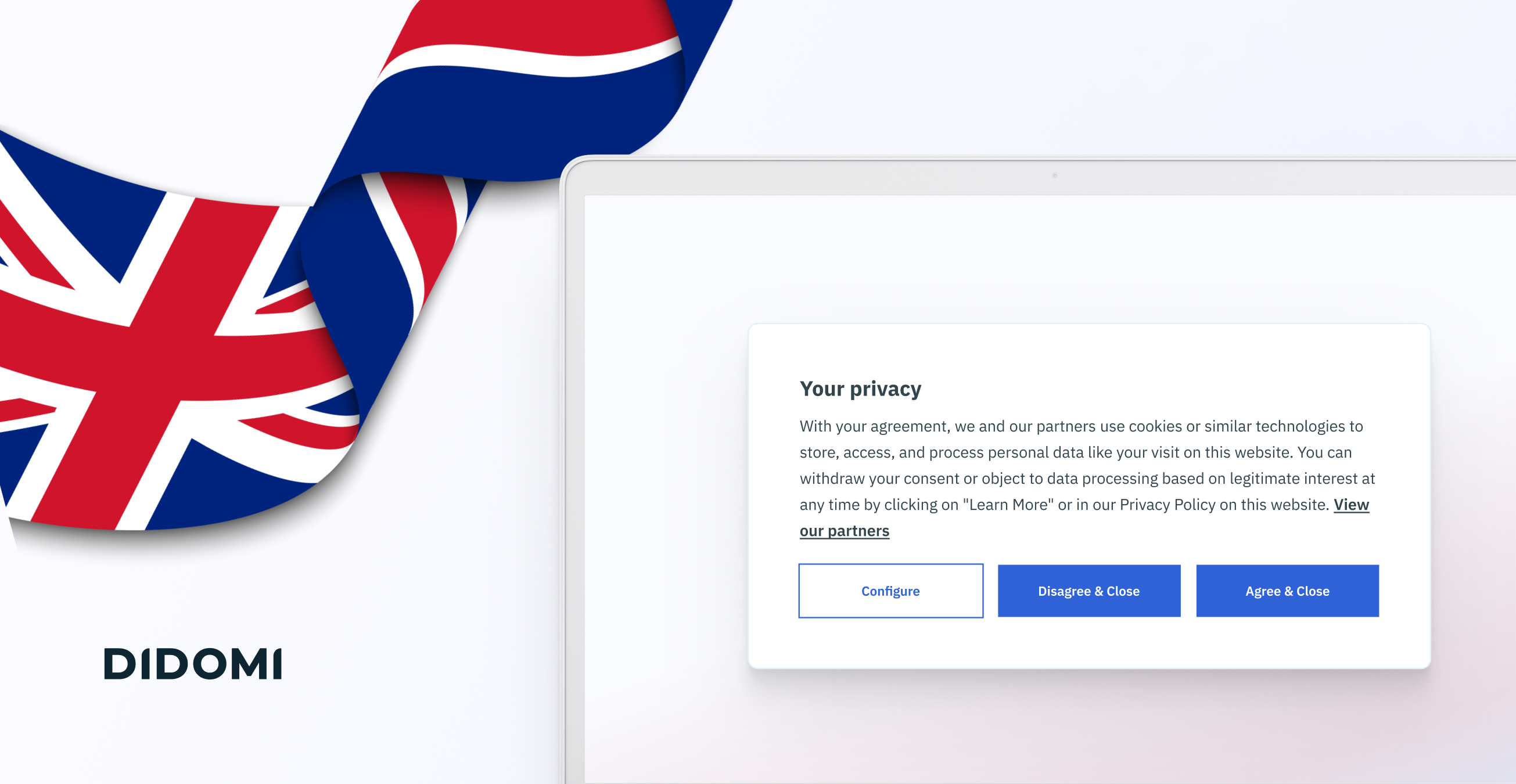 Didomi - United Kingdom data privacy cookie banner
