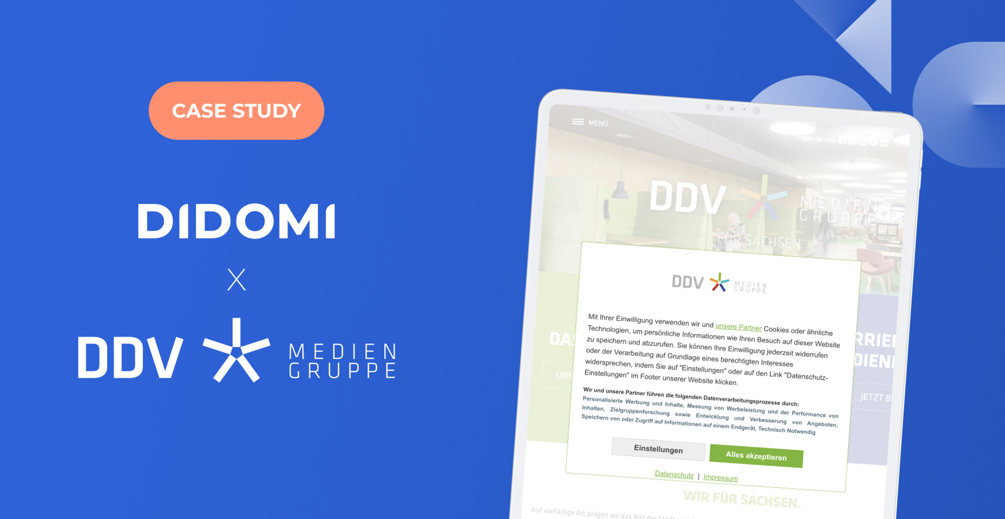 How DDV Mediengruppe reached a consent rate of 99% by implementing a CMP and cookie wall?