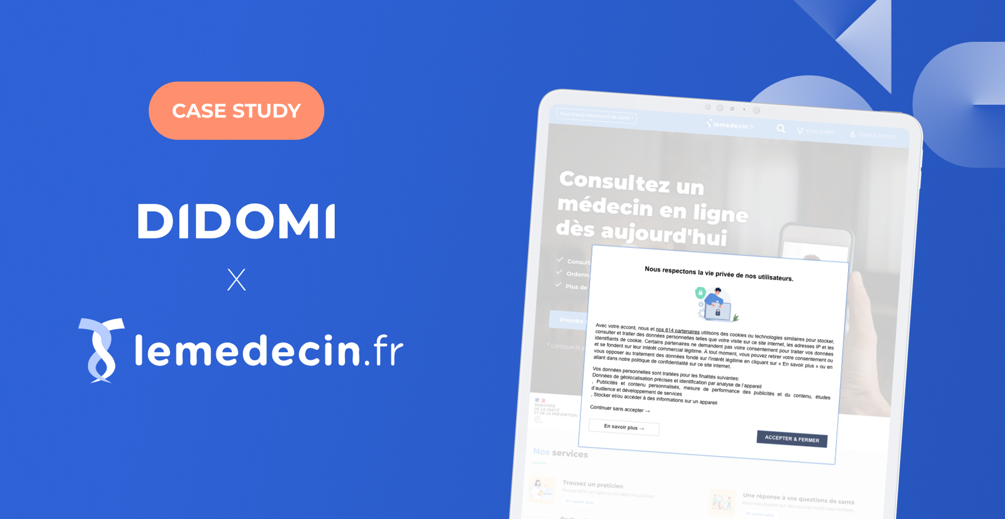 Lemedecin.fr chooses Didomi's expertise in managing sensitive data