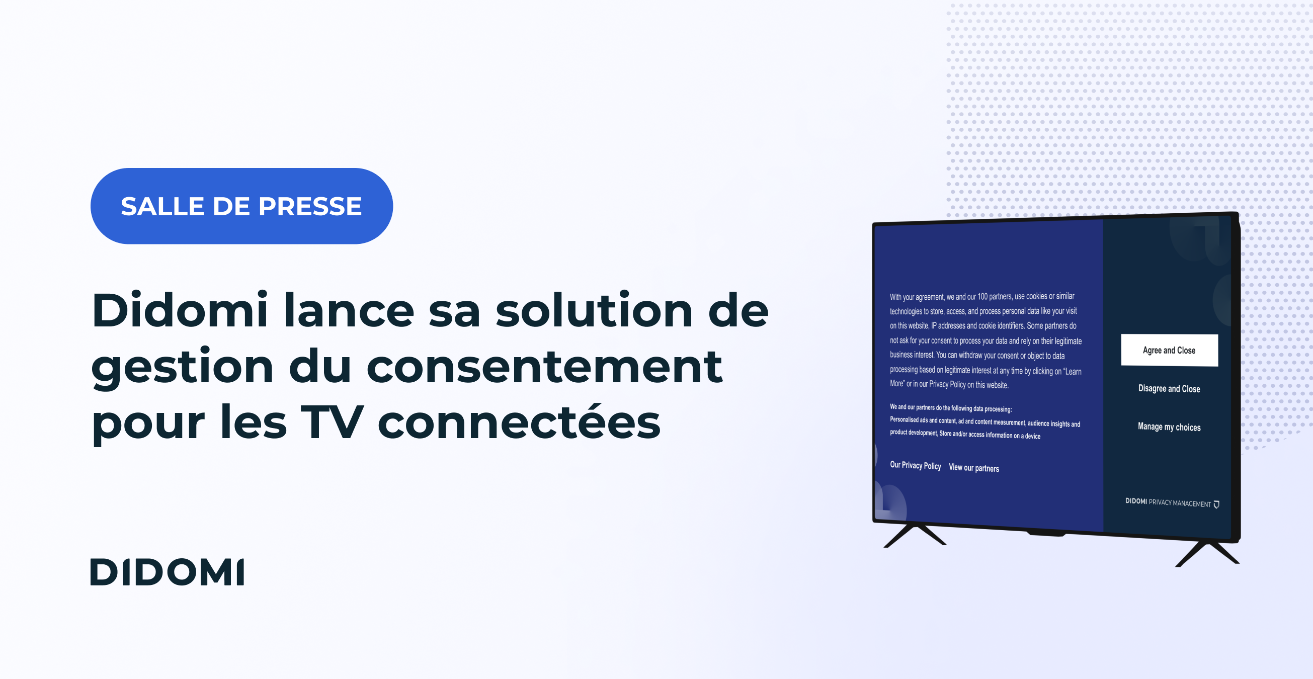 Didomi lance sa solution de gestion du consentement pour les TV connectées
