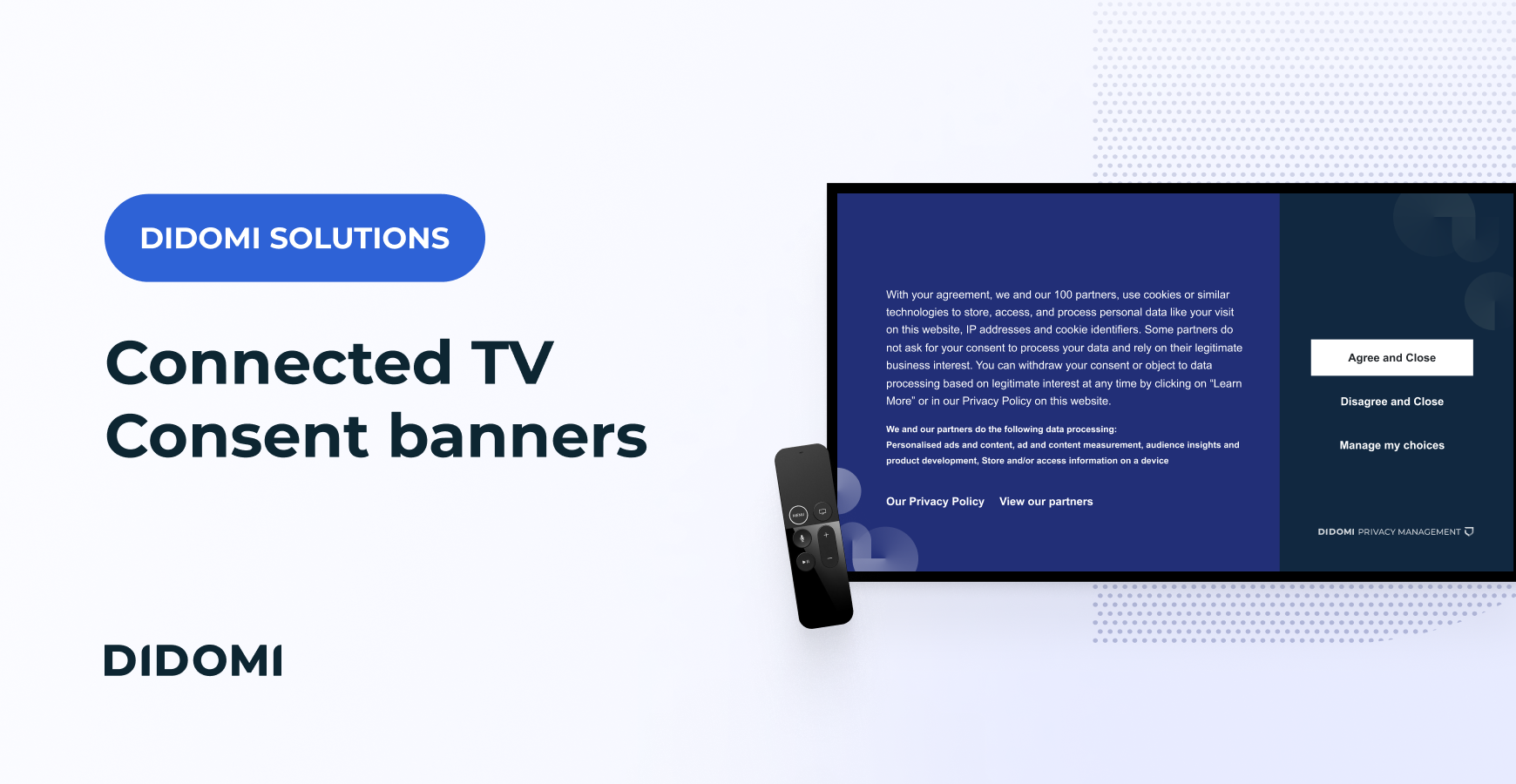 How to create effective Connected TV (CTV) and OTT consent banners?