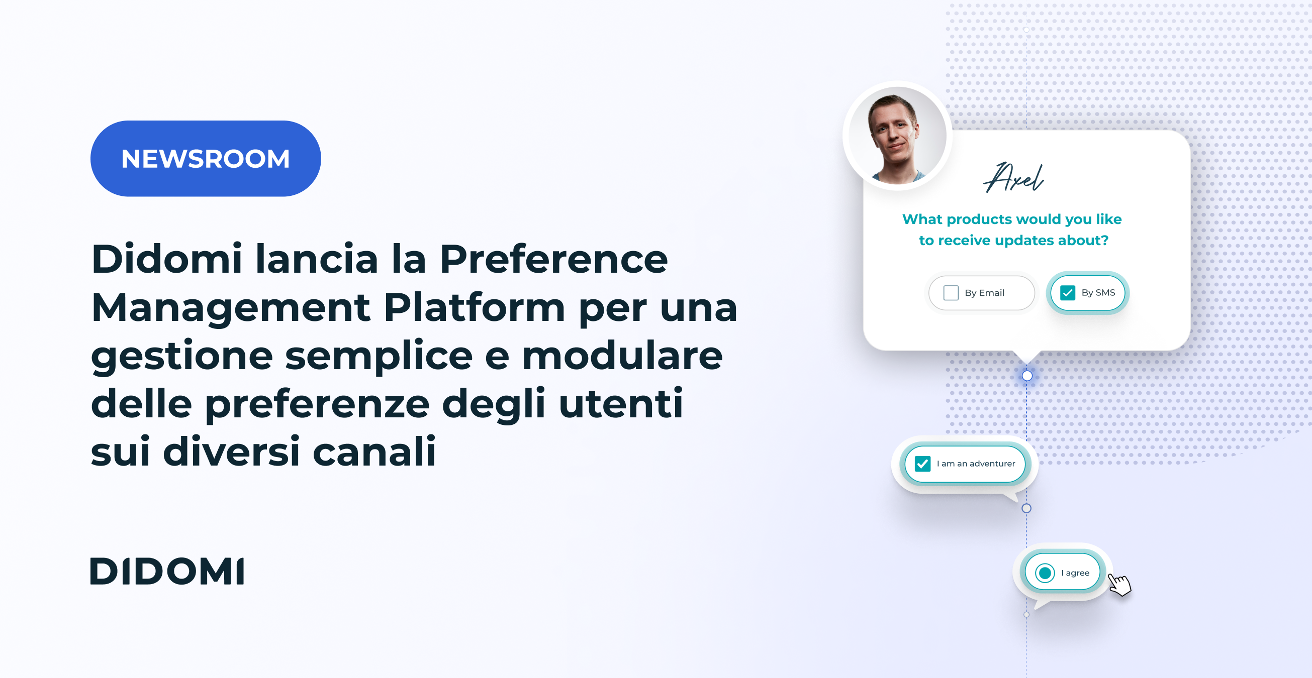 Didomi lancia la Preference Management Platform per una gestione semplice e modulare delle preferenze degli utenti sui diversi canali