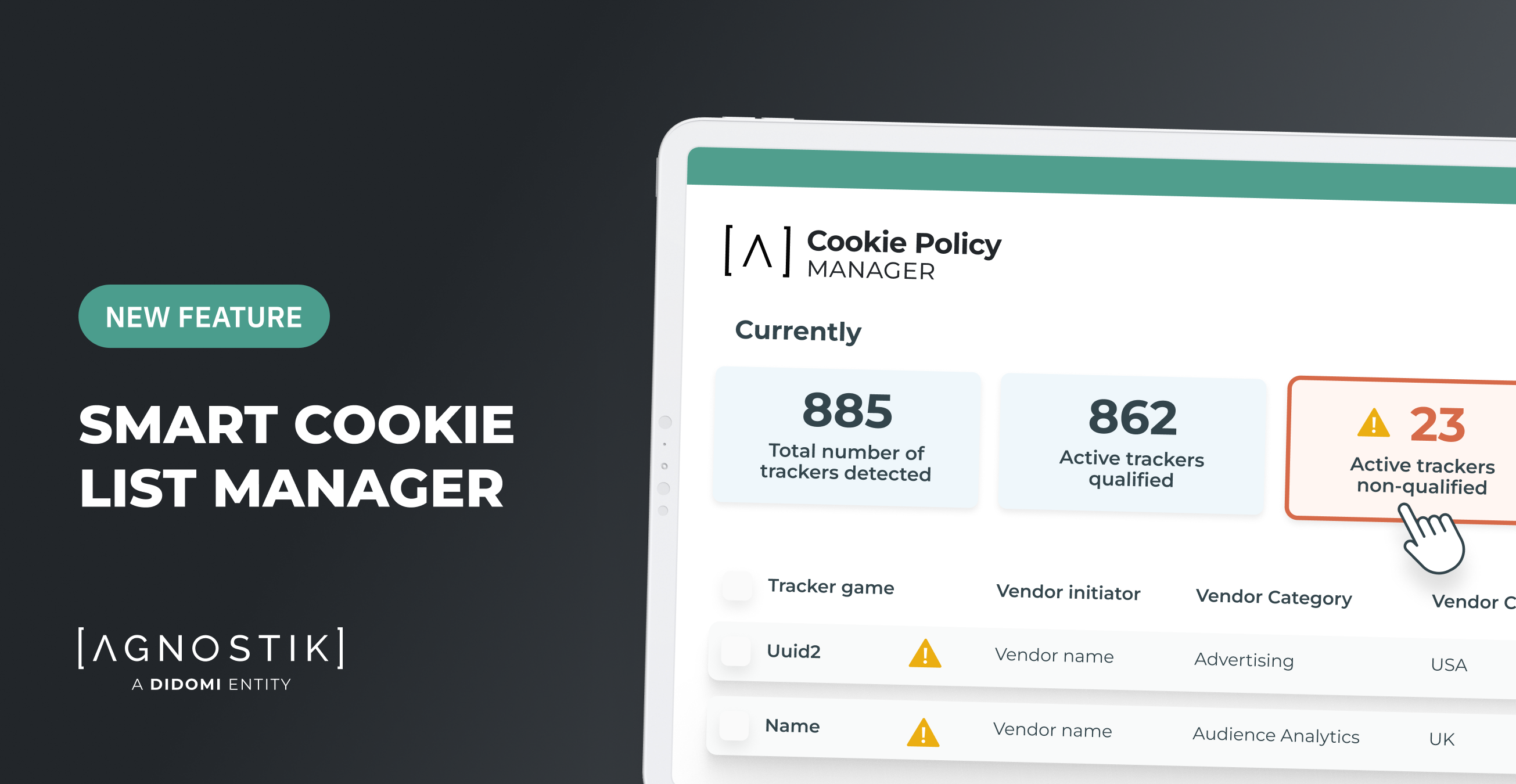 Agnostik launches Smart Cookie List Manager to help businesses manage their cookies everywhere online